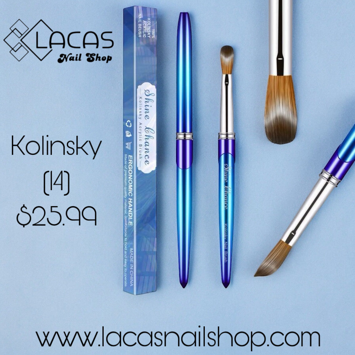Tipos De Pincel Para Acrilico PINCEL KOLINSKY #14 – Lacas Nail