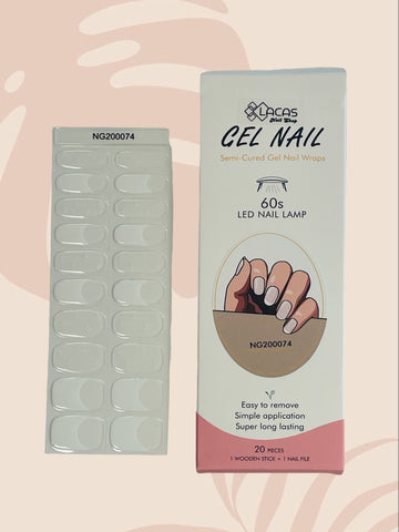 FRENCH GEL NAIL (UÑAS EN GEL STICKER)