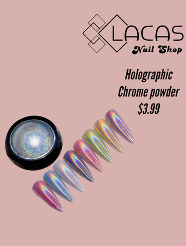 CHROME POWDER, POLVO CROMEADO (HOLOGRÁFICO)