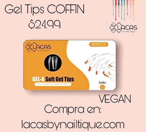 GEL TIPS (COFFIN)